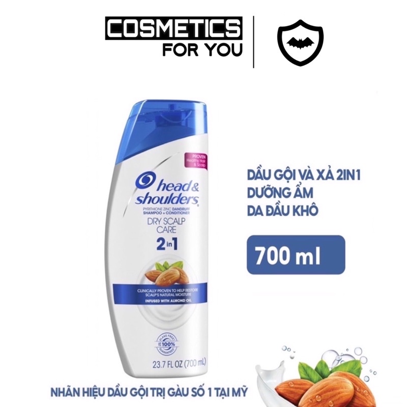 [HÀNG MỸ - USA] Dầu gội và xã 2IN1 Head&amp;Shoulders 700ml