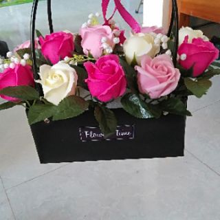 Giỏ  hoa hướng dương sáp thơm