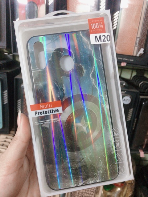 ỐP LƯNG ÁNH MÀU SAMSUNG M20