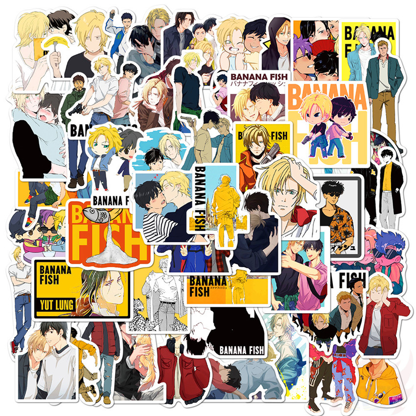 ❉ BANANA FISH - Series 01 Anime Stickers ❉ 50Pcs/Set Waterproof DIY Fashion Decals Doodle Stickers