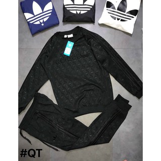 Bộ thể thao nam thu đông, bộ thu đông nam cổ tròn chất liệu Poly loại 1 cao cấp phiên bản chữ thêu sắc nét