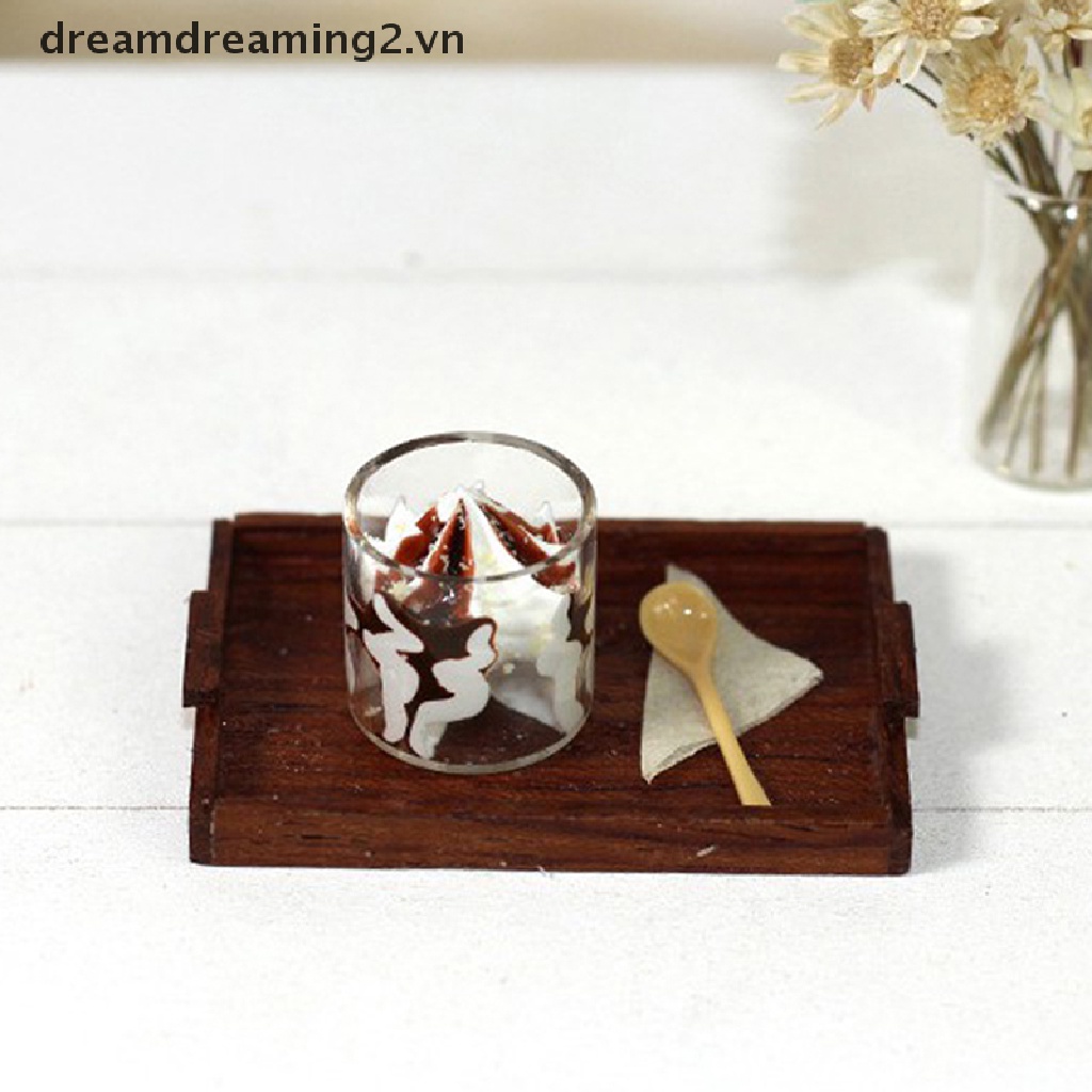 Bộ Ly Kem Mini Xinh Xắn Cho Nhà Búp Bê