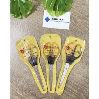 Kéo cắt đa năng cán vàng, kéo cắt giấy văn phòng, học sinh