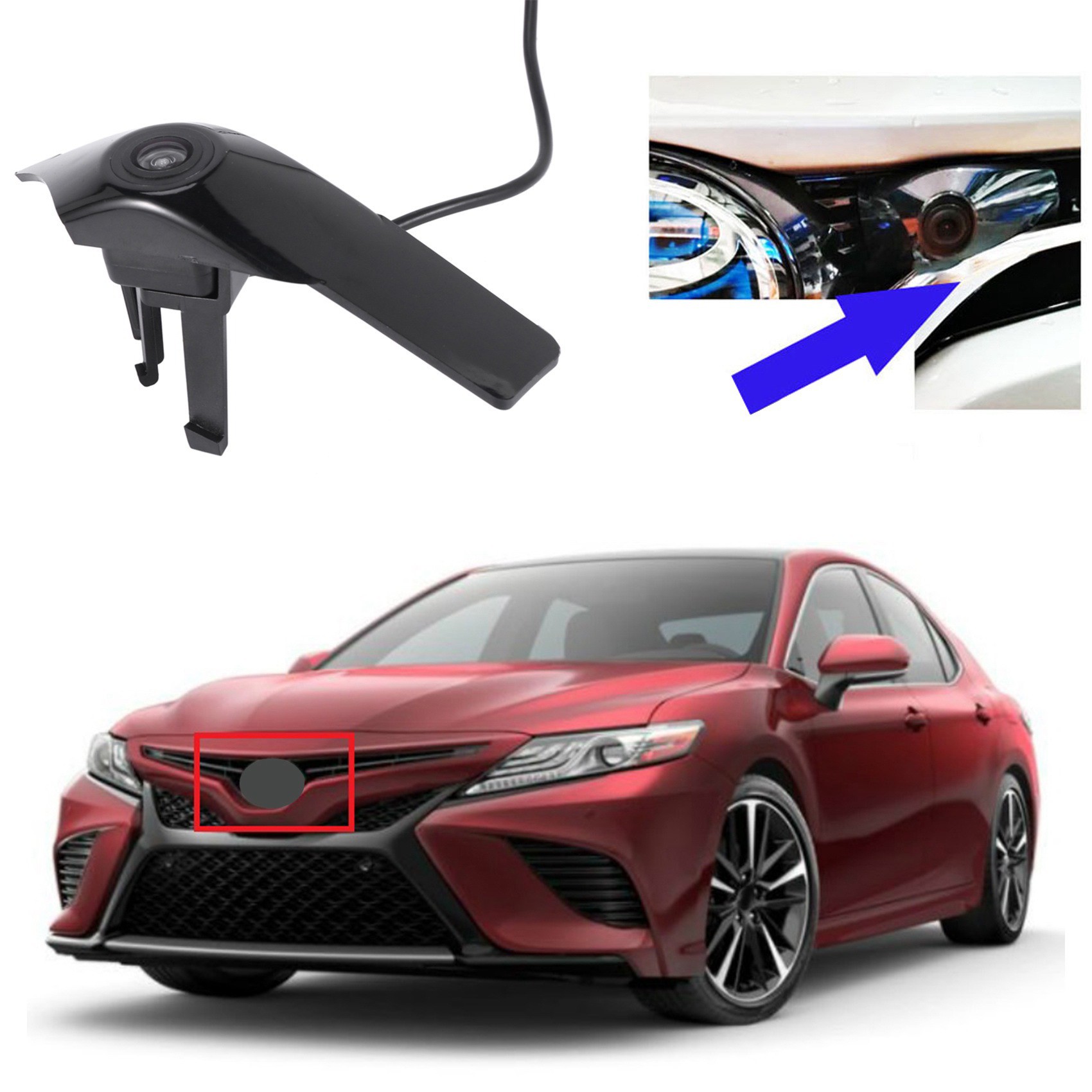 A for Toyota Camry Normal Low Version 2018 Car Special Front Camera Car Front Camera Security Camera Front View Camera