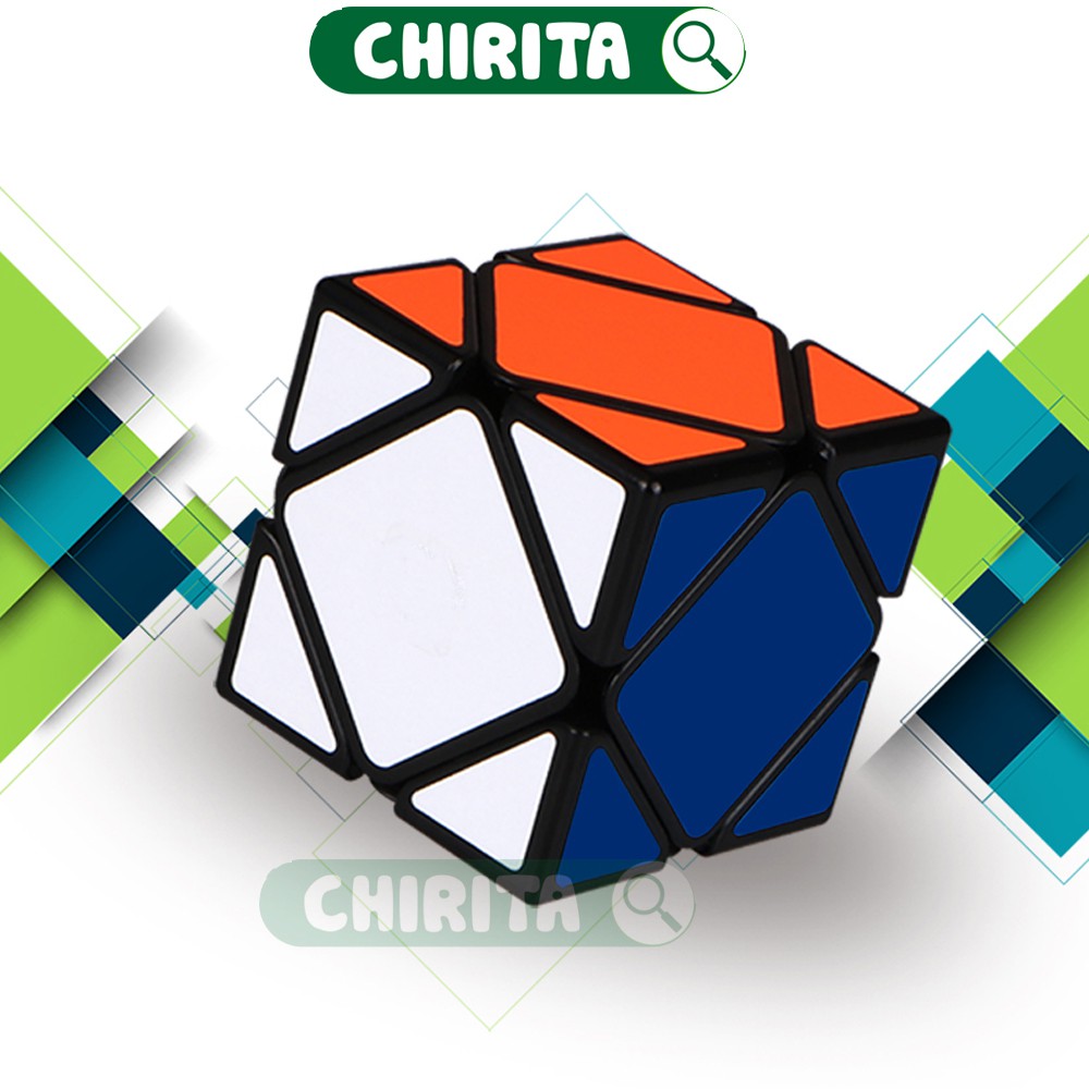 Rubik Skewb Viền Đen Magic Cube Biến Thể - Đồ Chơi Giúp Phát Triển Trí Não NO.8923-3