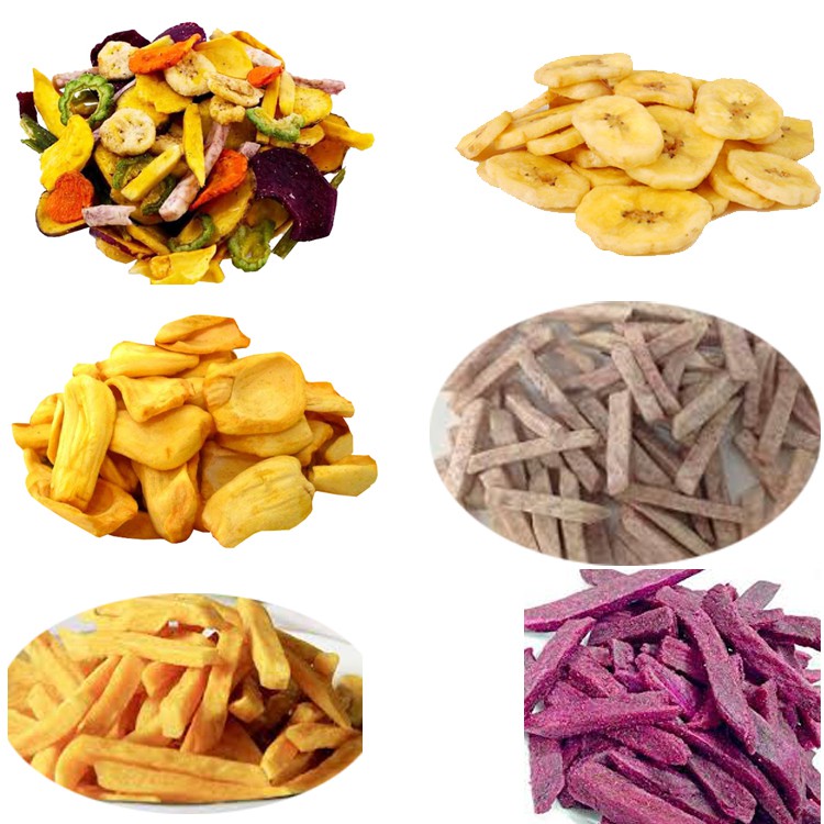 Trái cây, củ quả sấy khô giòn hàng nguyên An Nhiên 1kg
