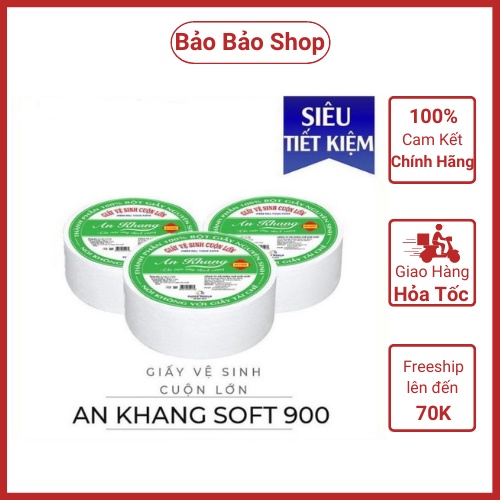 Giấy Vệ Sinh An Khang Cuộn Lớn 900Gr