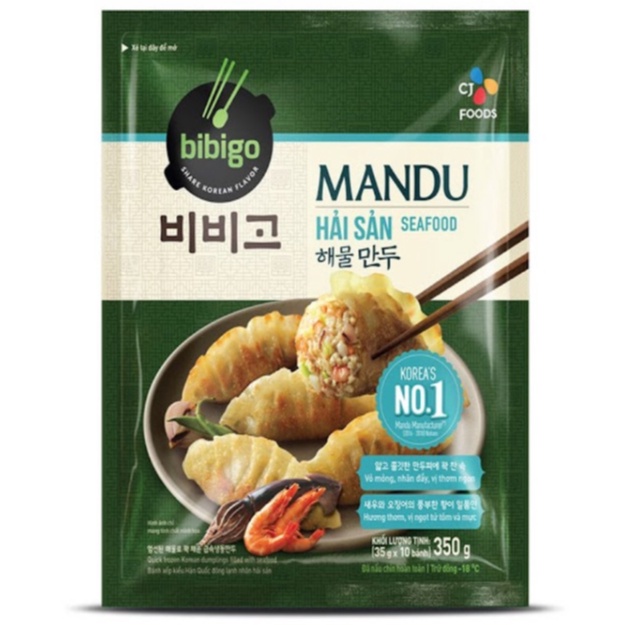Bánh xếp Mandu Bibigo nhân (thịt/thịt và bắp/hải sản) giao Hỏa Tốc TP.HCM | BigBuy360 - bigbuy360.vn