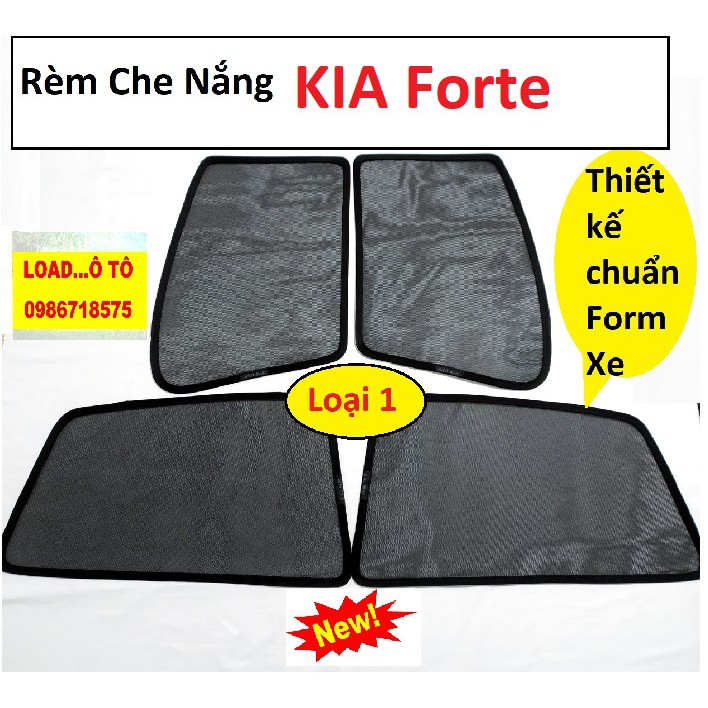 Rèm Che Nắng KIA Forte Load Ô Tô Nam Châm Hít