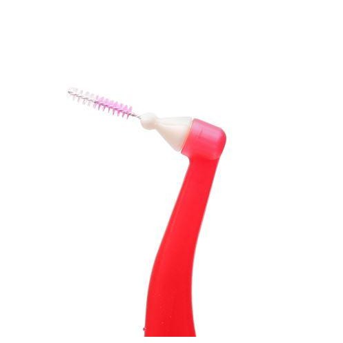 Bàn chải kẽ răng OKAMURA Asahi Kiểu chữ L Interdental Brushes L type (6 cây/túi) - Minpharmacy