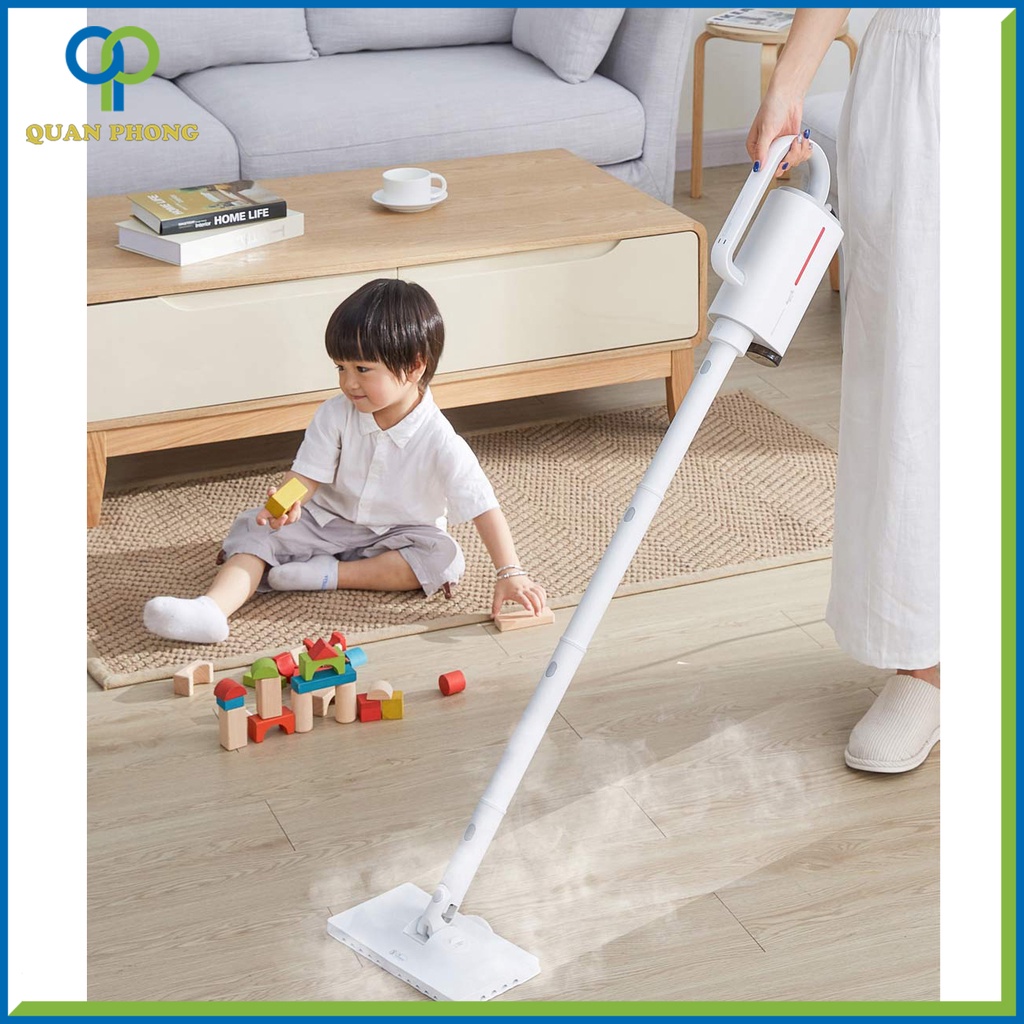 Máy Lau Nhà Vệ Sinh Nhà Cửa Bằng Hơi Nước Deerma ZQ600 Kháng Khuẩn Cao Cấp