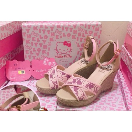 Giày đế xuồng Hello Kitty Wedges (Hàng hiệu săn sale)