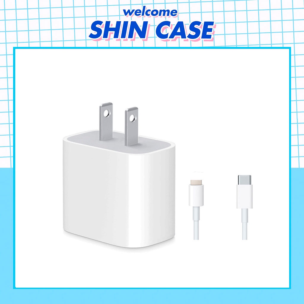 Củ sạc nhanh Type-C 20W và cáp sạc Types-C cho điện thoại máy tính bảng tai nghe