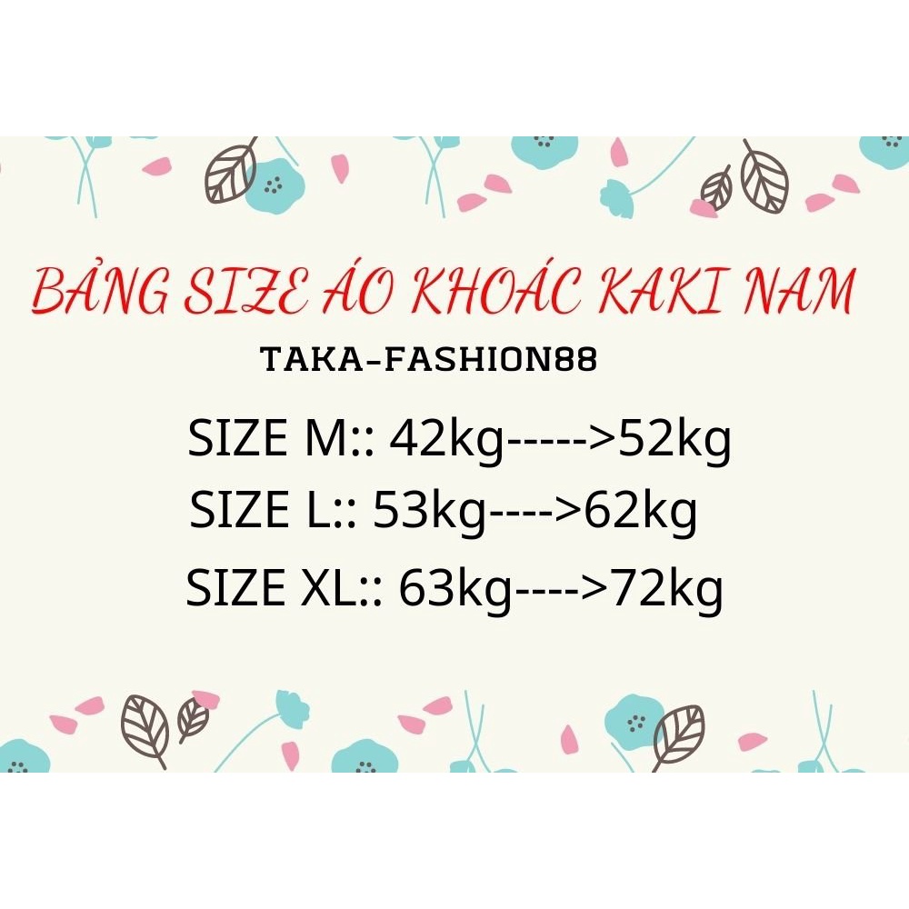 Áo khoác kaki nam hàn quốc cao cấp đẹp giá rẻ AT 45