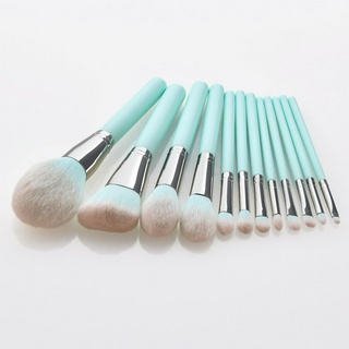 12 Makeup Brushes Make-up Beauty Tools Set Light Blue Make-up Tools GUJHUI