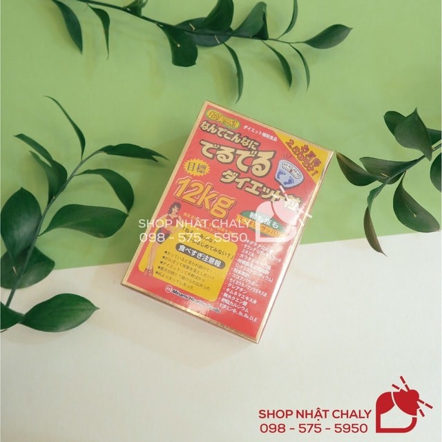 Viên uống giảm cân 12kg Deru Deru Minami Healthy Foods 75 gói x 6 viên nội địa Nhật