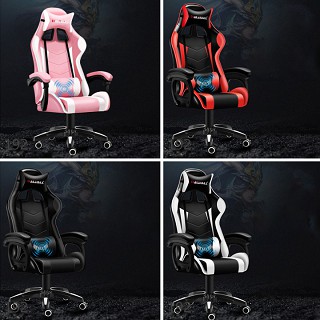 [ Rẻ Vô Địch ] _ Ghế Game Cao Cấp - Ghế Gaming Kèm Gối Tựa Massage Lưng, Full 4 màu | BigBuy360 - bigbuy360.vn