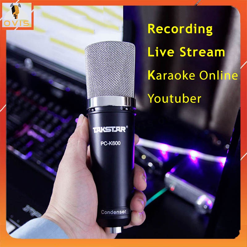 Takstar PC-K600 (Mic) - Micro Thu Âm Cao Cấp, Hát Karaoke Online, Recording, Livestream