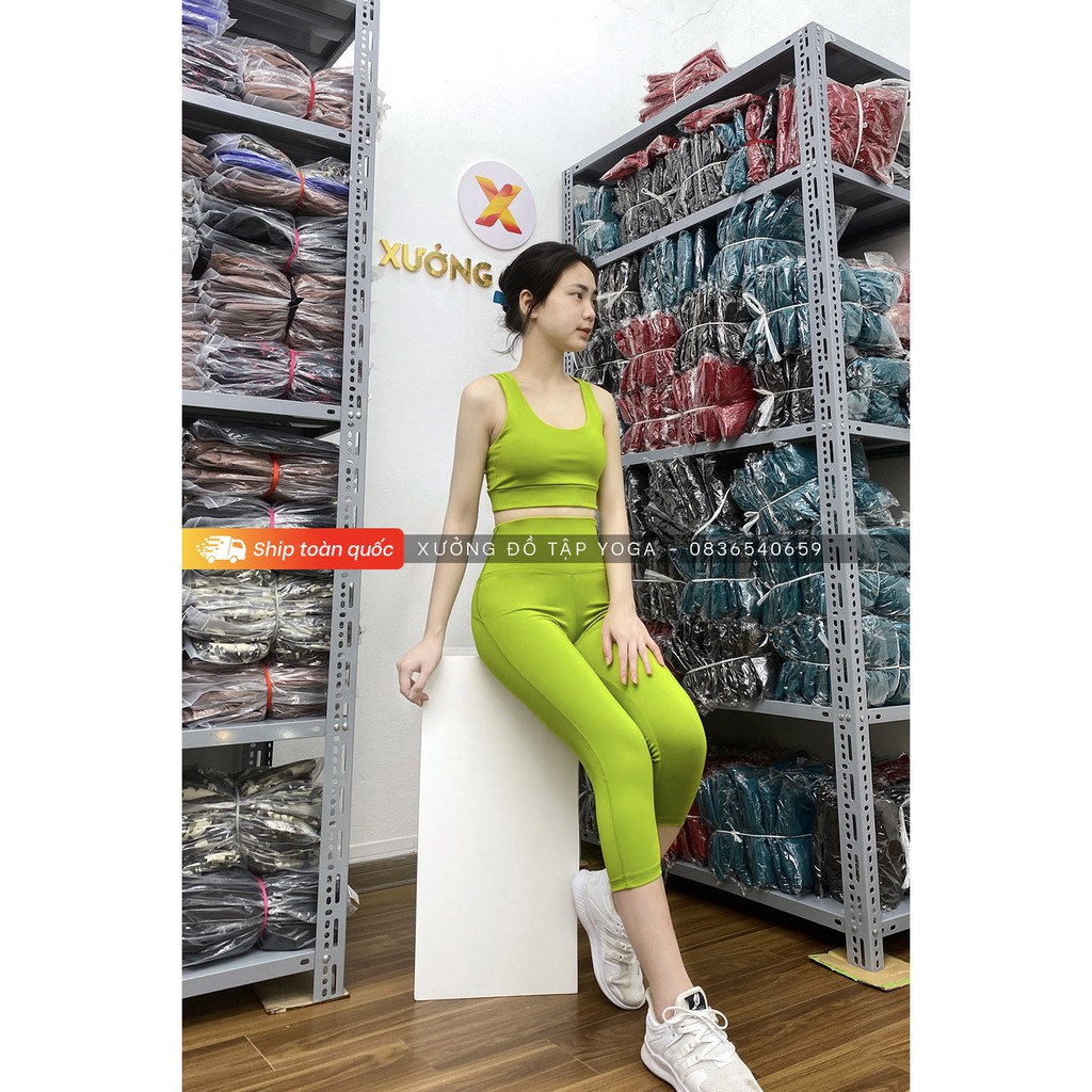 ✅ Cam Kết 100% Ảnh Tự Chụp - Mặc Là Mê ✅Bộ tập GYM nữ đa năng - Yoga nữ - Set tập yoga lửng lưng dây đan