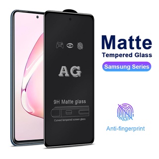 Kính cường lực chống vân tay AG Full Màn Hình cho Cho Samsung Galaxy A11 A12 A22 A52 A32 A42 A72 A31 A10 A10S A20S A20 A02S A03 A51 M51 M32 S20Fe