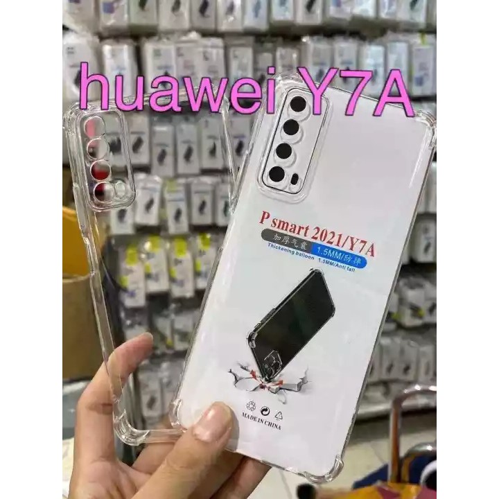 Ốp lưng trong suốt Huawei Y7A Y7A Silicon mềm chống sốc