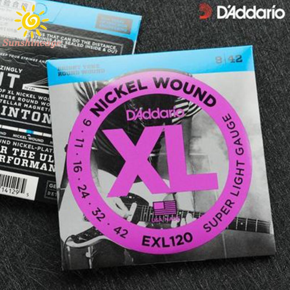 Bộ 6 Dây Đàn Guitar Điện Chống Rỉ 10-46 09-42 EXL110/EXL120