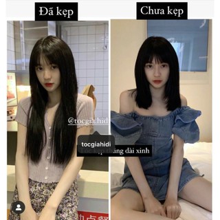 tóc giả thẳng 🥰COMBO 3 DẢI KẸP😜 Tóc thẳng