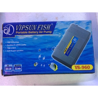 Máy oxy pin cho bể cá (chưa có sẳn pin)