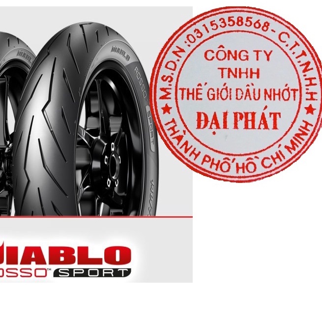 Vỏ Pirelli 80/90-14 Diablo Rosso Sport