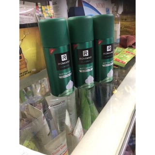 Bọt cạo râu Romano bọt mịn cạo êm 175ml