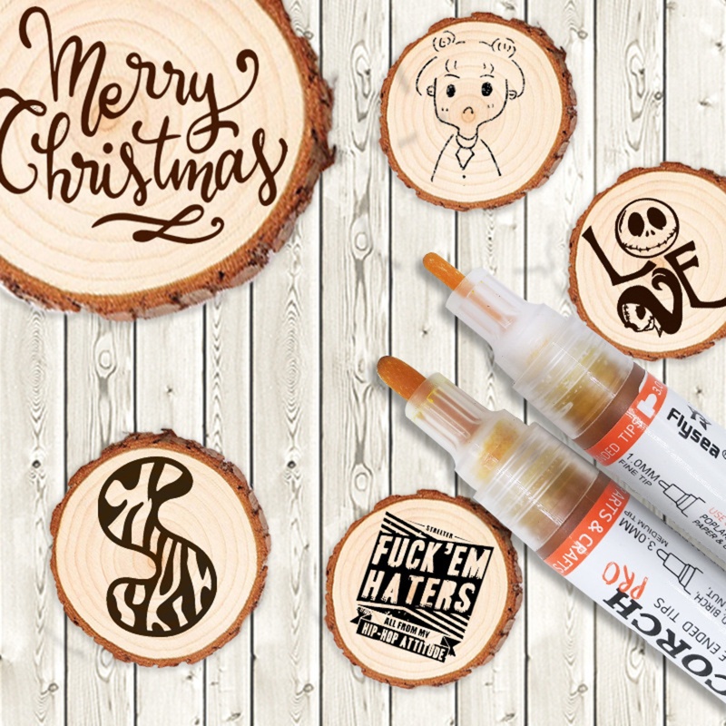 Bút Đánh Dấu Gỗ Hai Đầu Chuyên Dụng Cho Vẽ Tranh