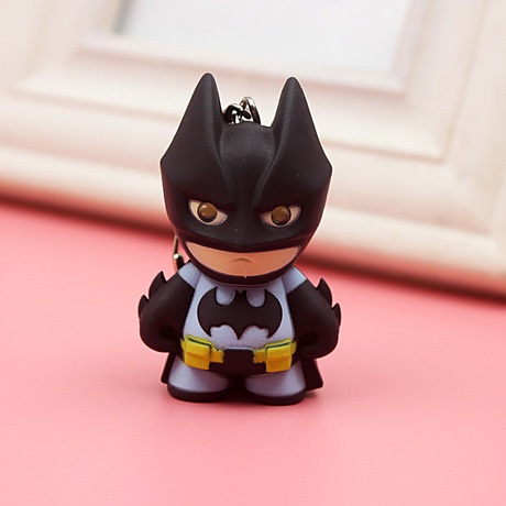 Móc khóa đèn led siêu anh hùng iron man - Captain america - Batman