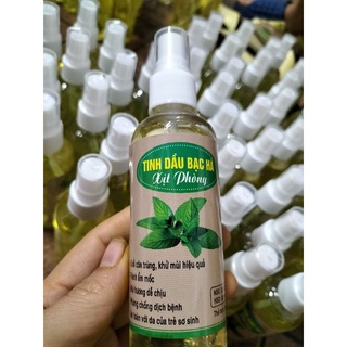 tinh dầu bạc hà chai xịt 100ml