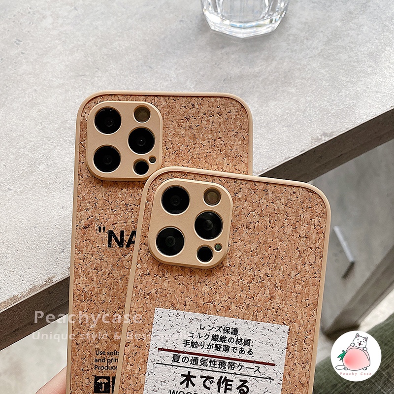 Ốp Điện Thoại Cứng Họa Tiết Vân Gỗ Tự Nhiên Tản Nhiệt Cho iPhone 13 Mini 11 12 Pro Max Xr Xs Max 7 8 Plus 6 12Mini