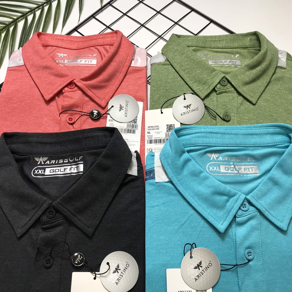 Áo polo nam Aristino dòng cao cấp siêu khô thoáng - thoải mái trong mọi vận động APSG11S1