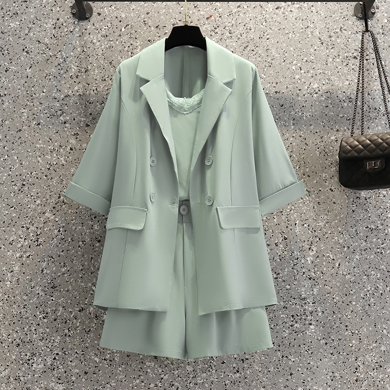 🌸Hàng Order🌸 Váy Đầm Bigsize Sét 3 Món Áo Vest Kèm Áo Trong Phối Ống Rộng Thanh Lịch 🌸Hàng Quảng Châu