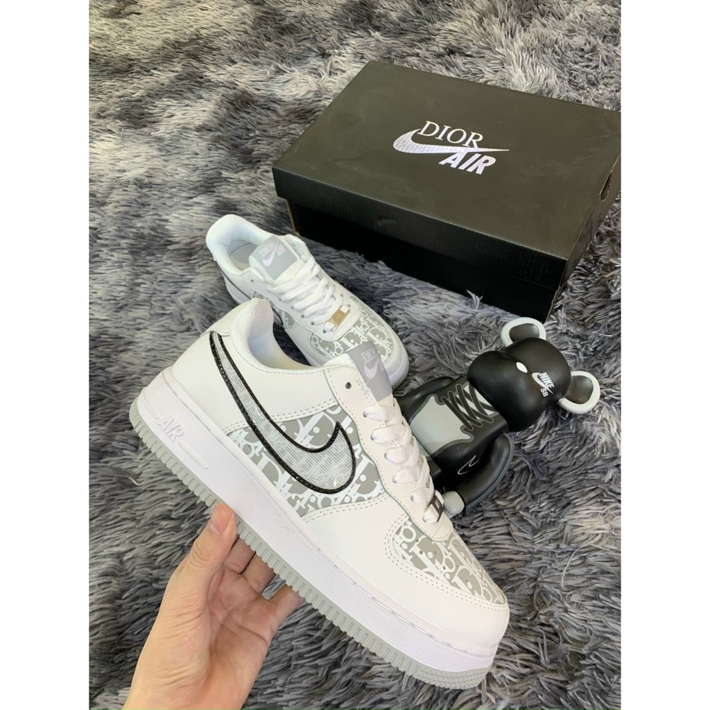 [Giảm giá - Hot trend ] Giày thể thao sneakers nam nữ 𝐍𝐈𝐊𝐄 Air Force 1 Trắng, Di_or Xám, Di_or Đen hàng 11