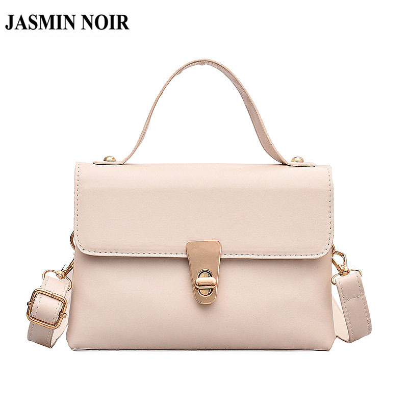 JASMIN NOIR PU Leather Women's Handbag Fashion Simple Sling Bag Small Flap Tote