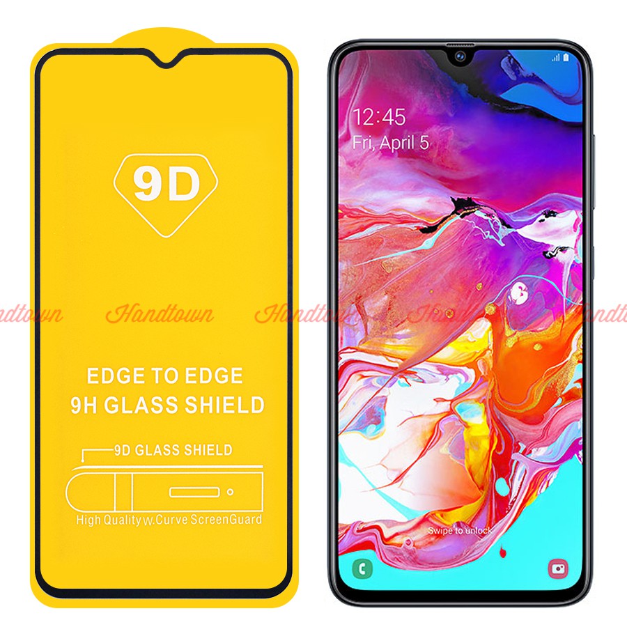 Cường Lực 9D Cho Samsung Galaxy A70 Full Keo Thế Hệ Mới