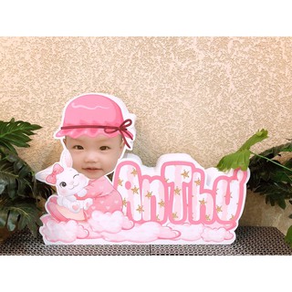 [GIAO NHANH - THIẾT KẾ MỚI] Chibi kèm tên bé trang trí sinh nhật