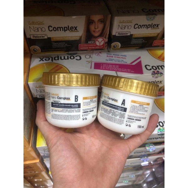 Kem duỗi tóc siêu dưỡng Nano Complex 150ml+150ml