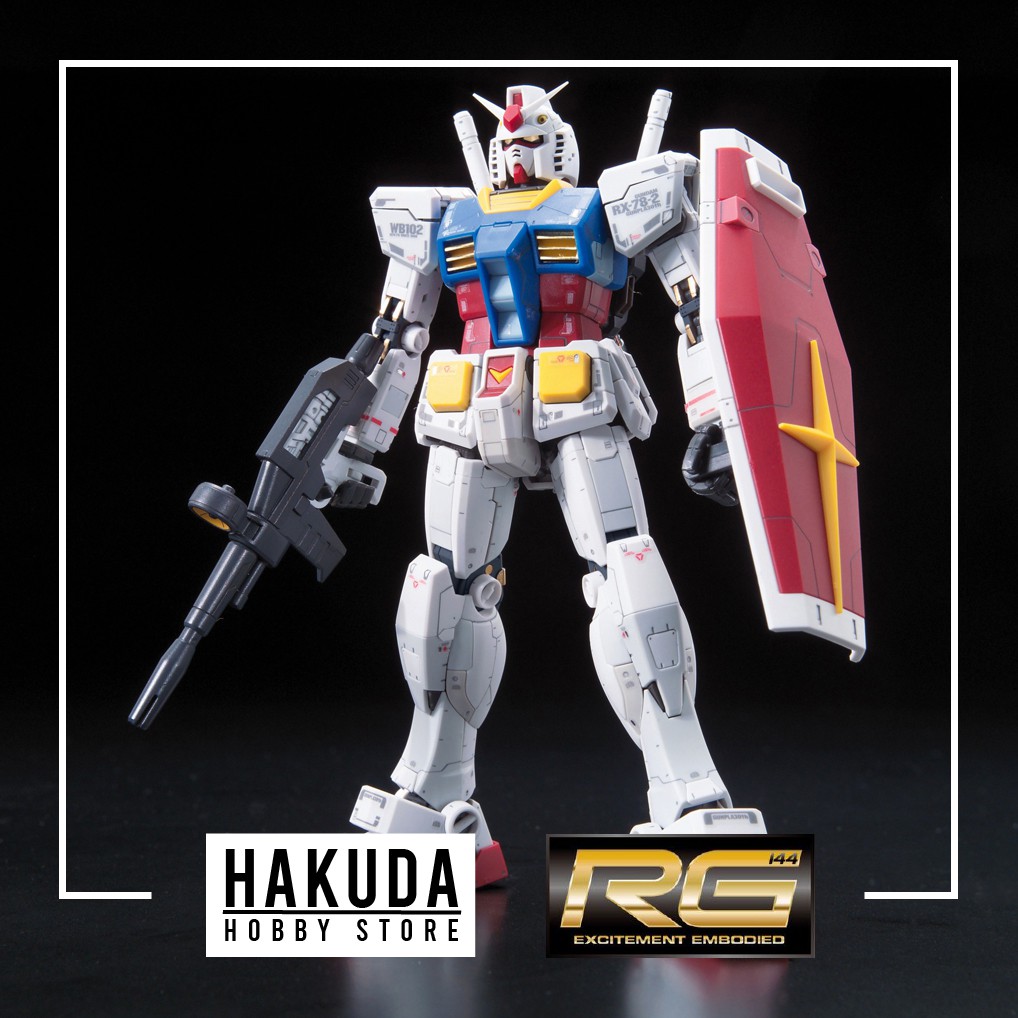 Mô hình RG 01 1/144 RX78 2 RX 78-2 - Chính hãng Bandai Nhật Bản