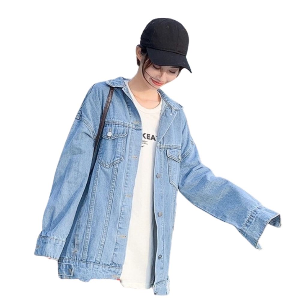 [Mã FAMARAL2 giảm 10K đơn 50K] HCM️⚡ Áo Khoác Nữ, Áo Khoác Kaki Jean Dành Cho Nam Và Nữ JG_AJNAM_056