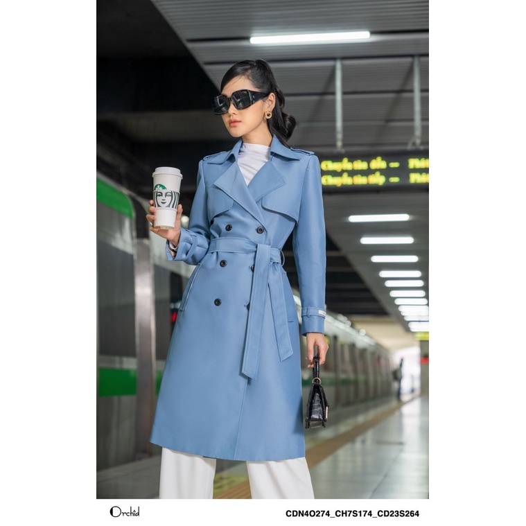 Áo khoác Mangto nữ chất vải kaki cao cấp Orchid CD23S264 | BigBuy360 - bigbuy360.vn
