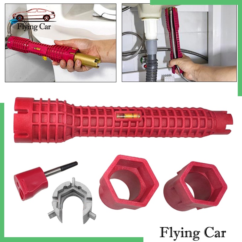 [Lzdjfmy2] Cờ Lê Lắp Đặt Ống Nước Bồn Rửa Đa Năng Chống Trượt Dễ Sử Dụng Cho Nhà Bếp Nhà Tắm