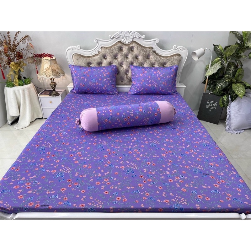 Drap thun hàn quốc mẫu hoa nhí 6 màu siêu xinh