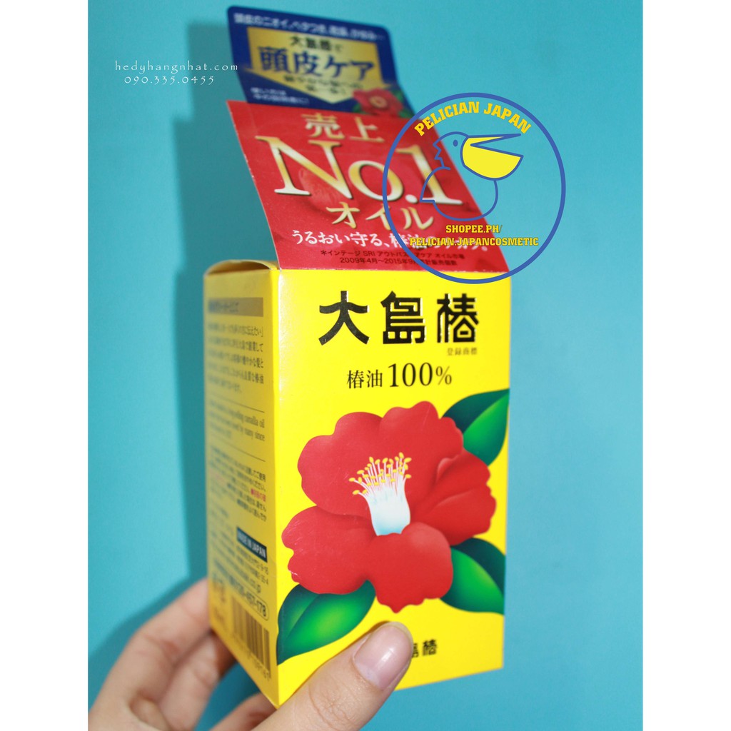 TINH DẦU HOA TRÀ OSHIMA DƯỠNG TÓC VÀ DƯỠNG DA 60 ML HÀNG NHẬT NỘI ĐỊA | BigBuy360 - bigbuy360.vn