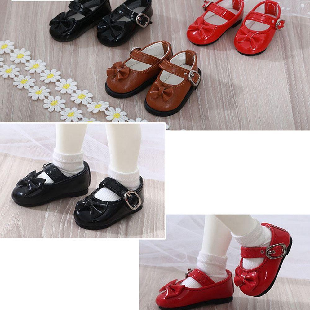 LUOL Giày Búp Bê Bằng Da PU Với 4 Kiểu Màu Khác Nhau Dùng Cho Búp Bê