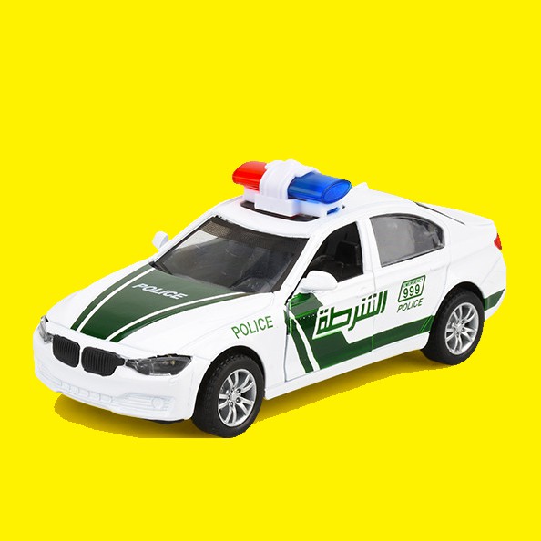 Mô hình xe cảnh sát hợp kim 1:32 có nhạc có đèn