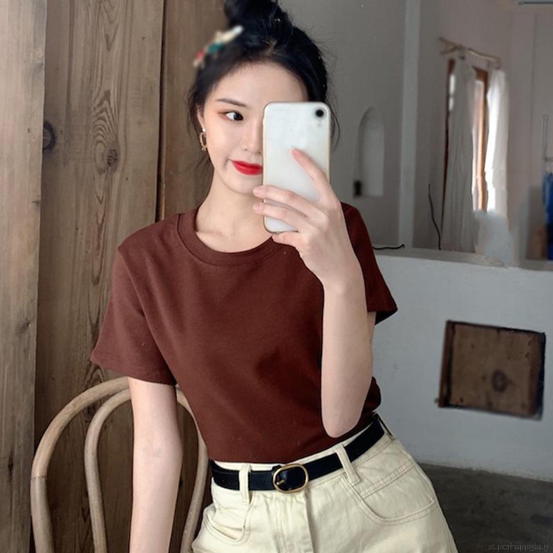 Áo Thun Tay Ngắn Kiểu Hàn Quốc Dành Cho Bạn Nữ